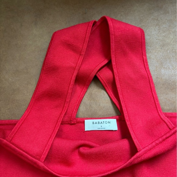 BABATON | Torsten knit top in RED | L - Picture 3 of 6